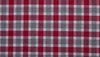 Red and Grey Brushed Cotton country check tattersall fabric