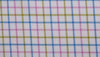 Pink and Olive Brushed Cotton country check tattersall fabric