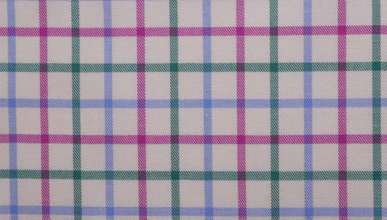 Pink and Green Brushed Cotton country check tattersall fabric