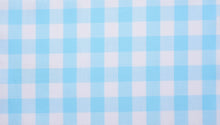  Aqua Gingham Check shirting fabric