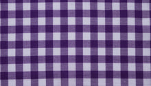  Purple gingham cotton shirting fabric