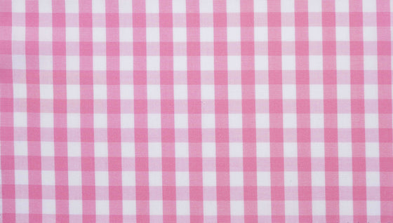 Pink Gingham Check shirting fabric