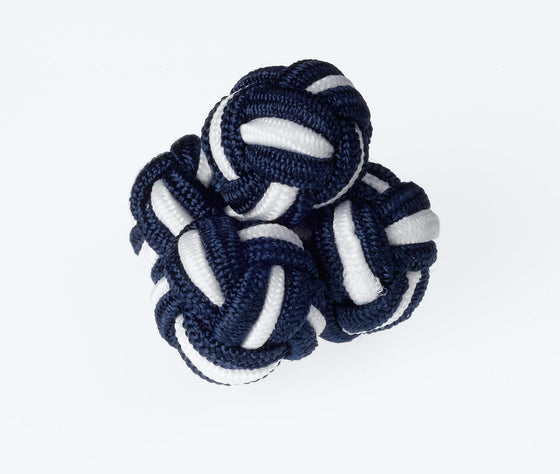 K58 - Navy / White Knots